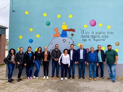 Τρίκαλα: Στο Δημοτικό σχολείο και Νηπιαγωγείο Μεγαλοχωρίου ο Δημήτρης Παπαστεργίου